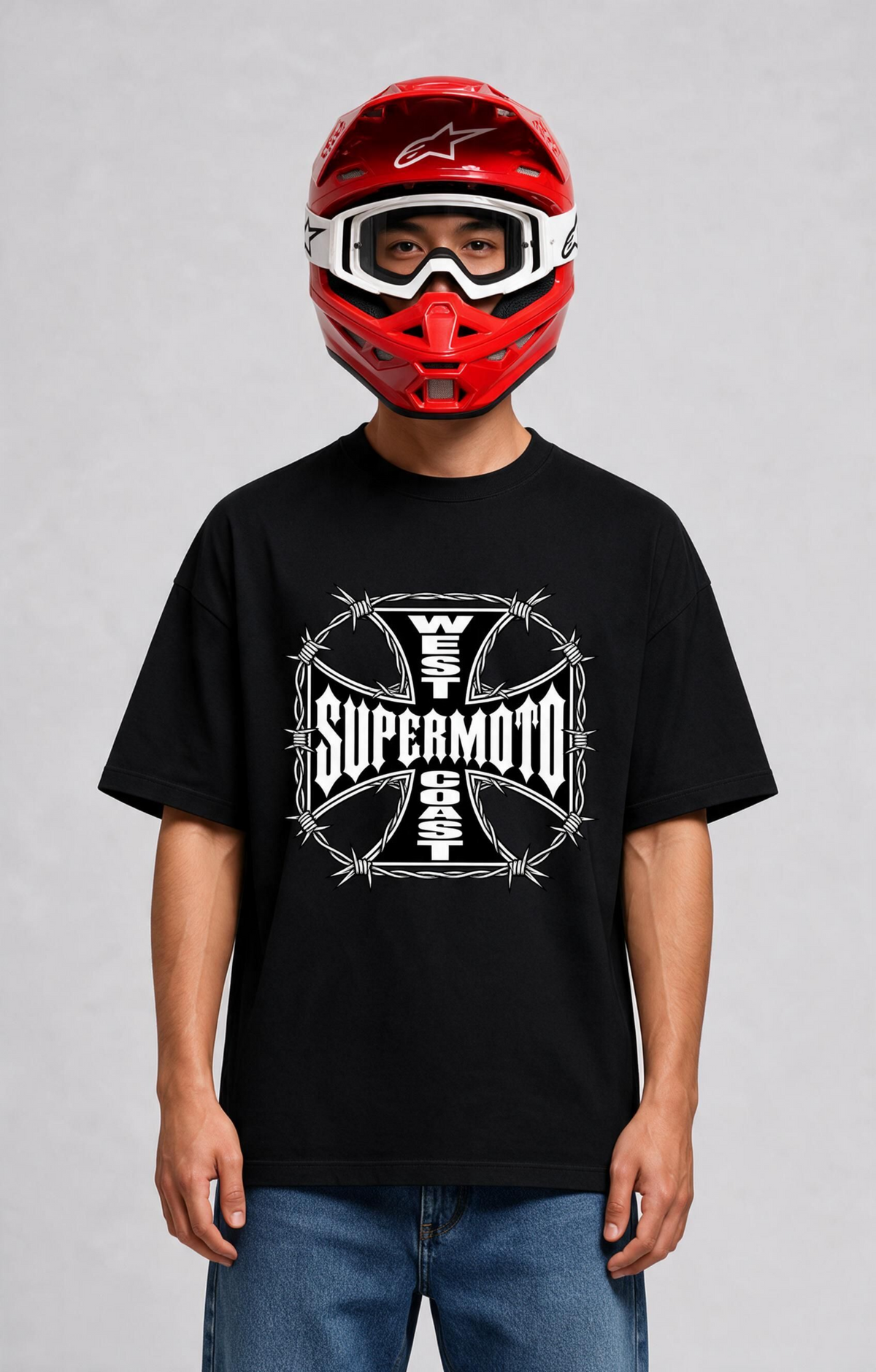 WEST COAST SUPERMOTO OVERSIZED SHIRT