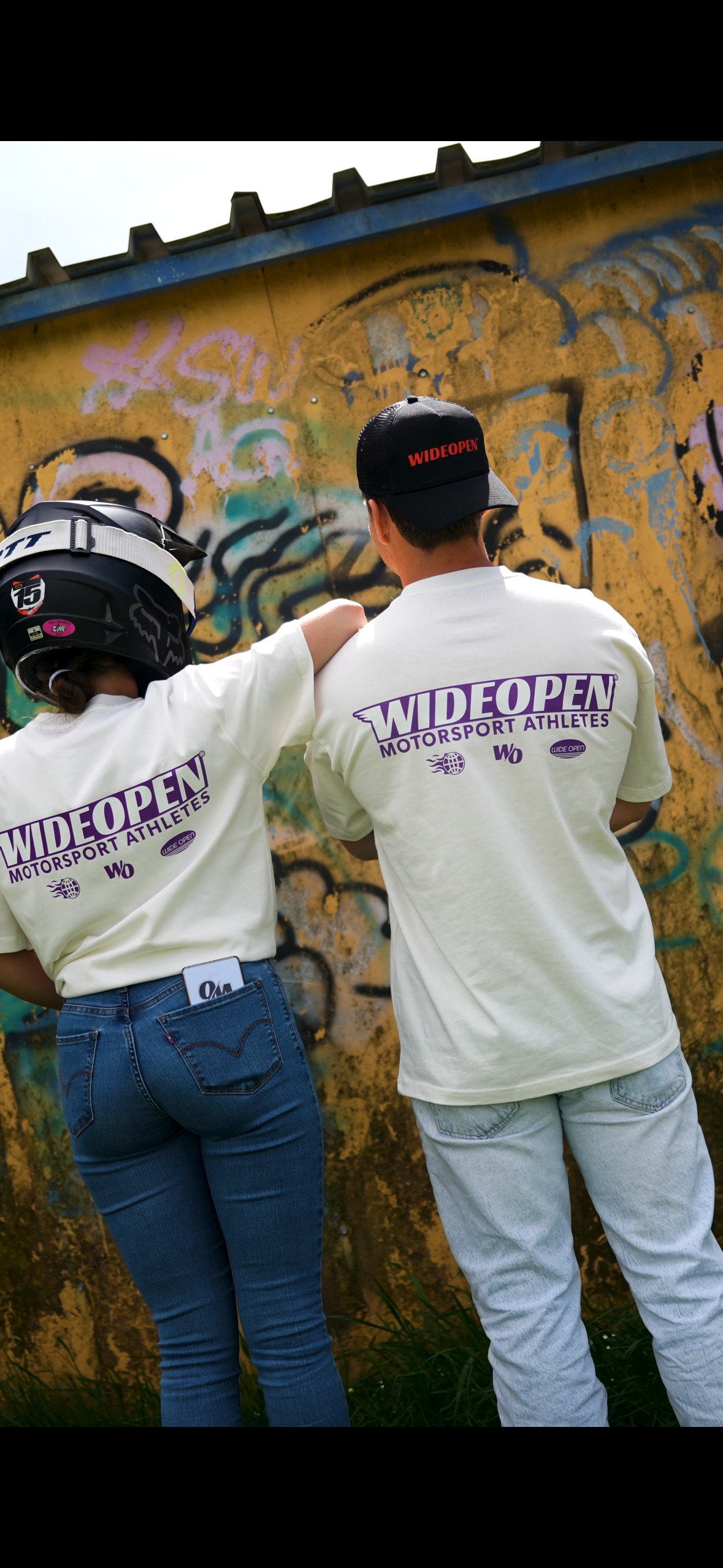 MOTORSPORT ATHLETES PURPLE OVERSIZED SHIRT