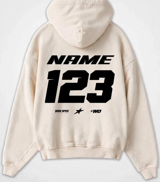 CUSTOM MX FACTORY HOODIE NATURAL RAW / WHITE