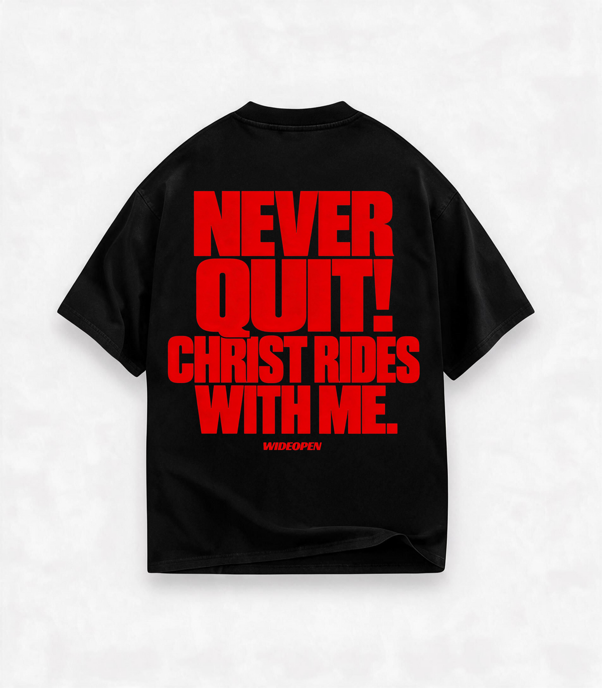 CHRIST RIDES WITH YOU - OVERSIZED SHIRT