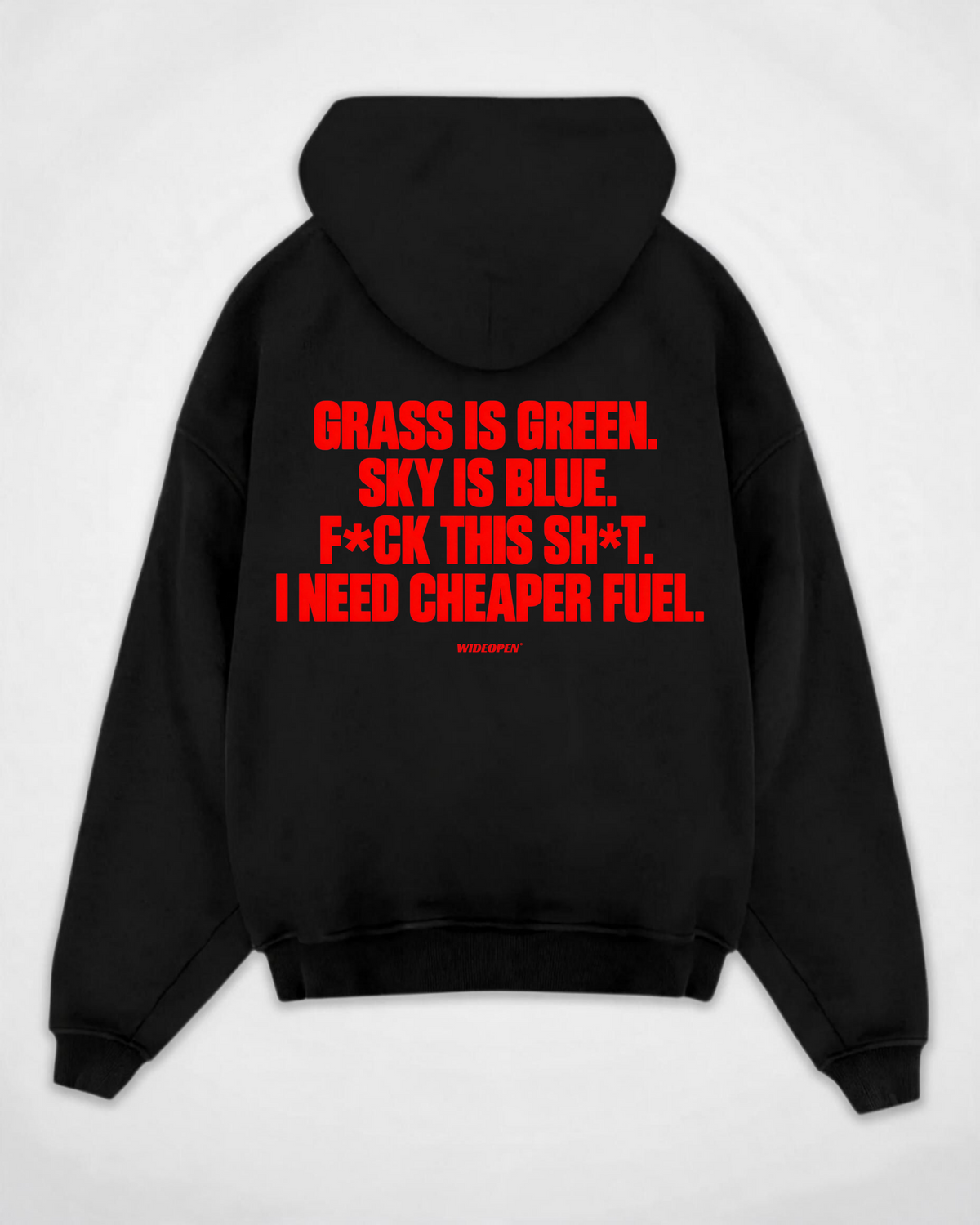 NEED CHEAPER FUEL OVERSIZED HOODIE