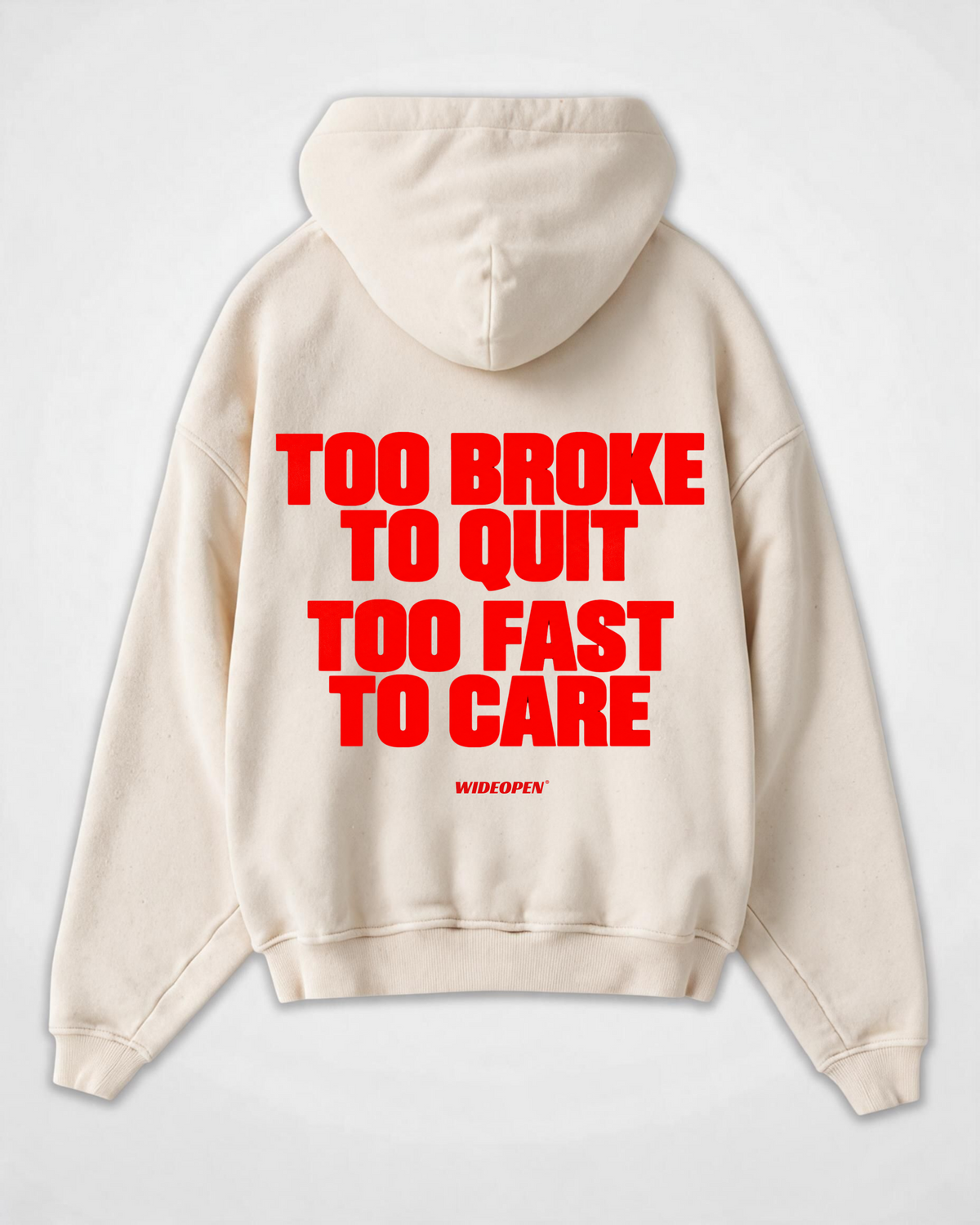 TOO FAST OVERSIZED HOODIE