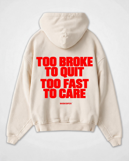 TOO FAST OVERSIZED HOODIE