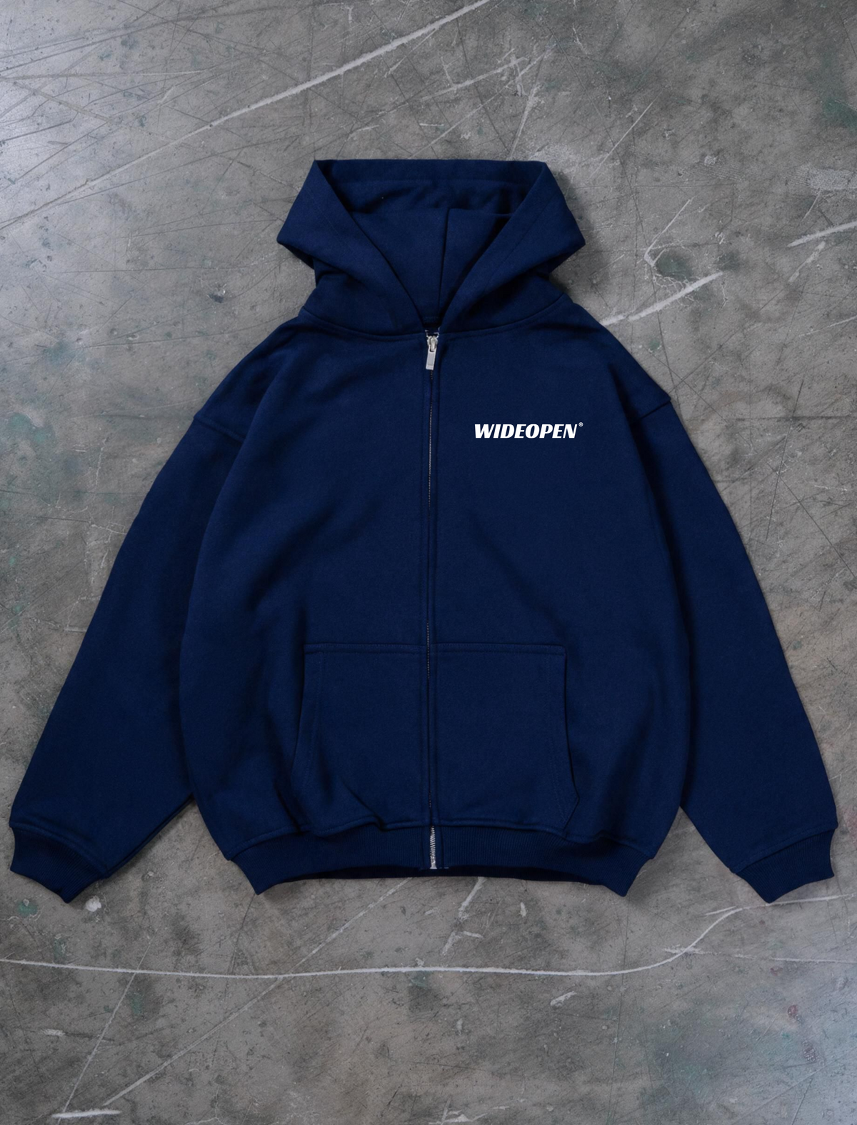 MORE RIDERS WANTED OVERSIZED ZIP HOODIE