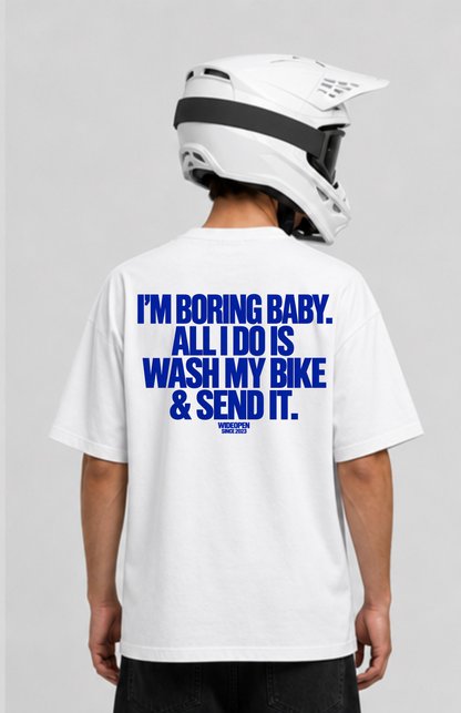 I´M BORING BABY OVERSIZED SHIRT