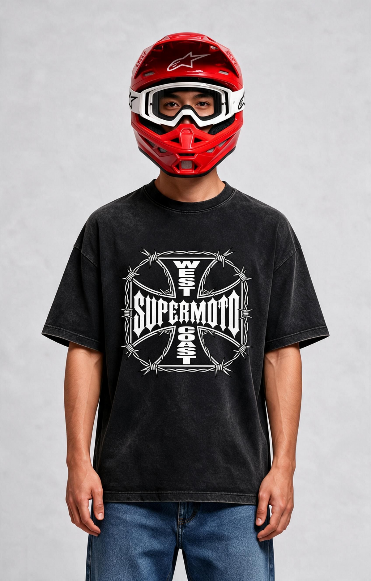 WEST COAST SUPERMOTO OVERSIZED SHIRT