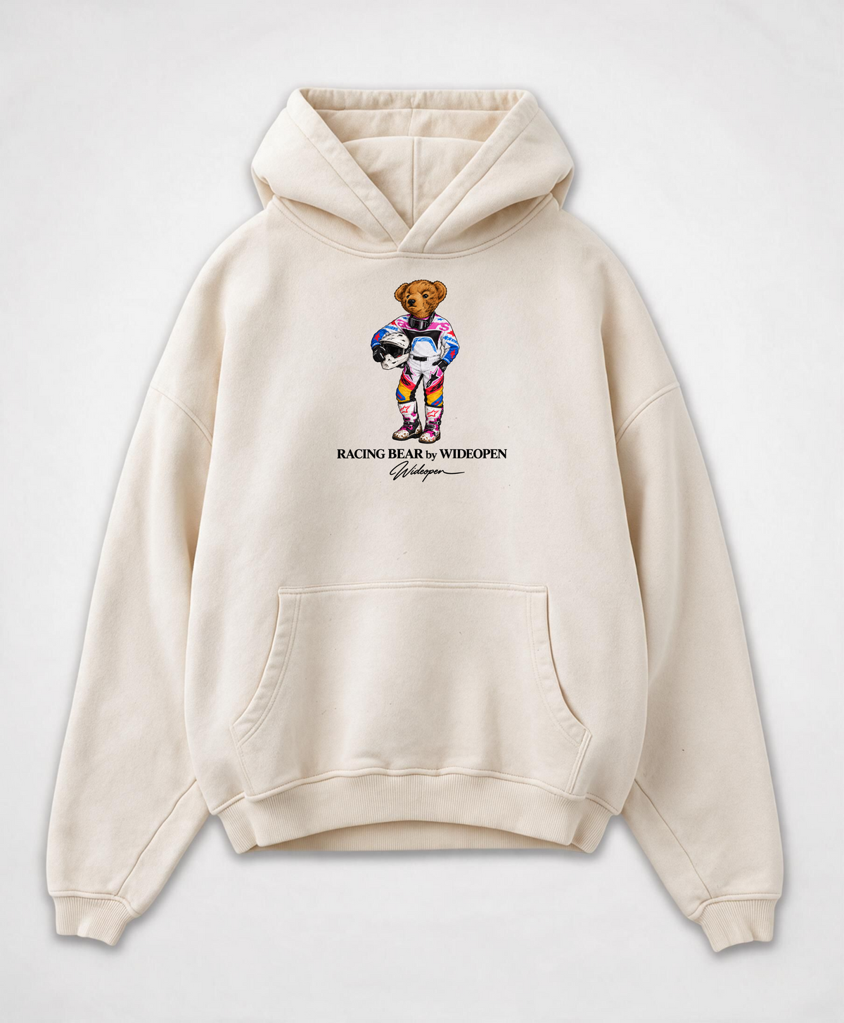 RACING BEAR OVERSIZED HOODIE