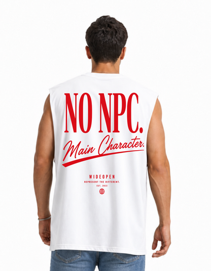 NO NPC. Sleeveless Oversized Tee