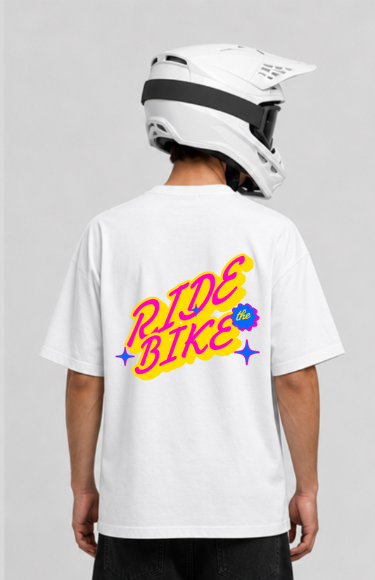 RIDE THE BIKE OVERSIZED SHIRT