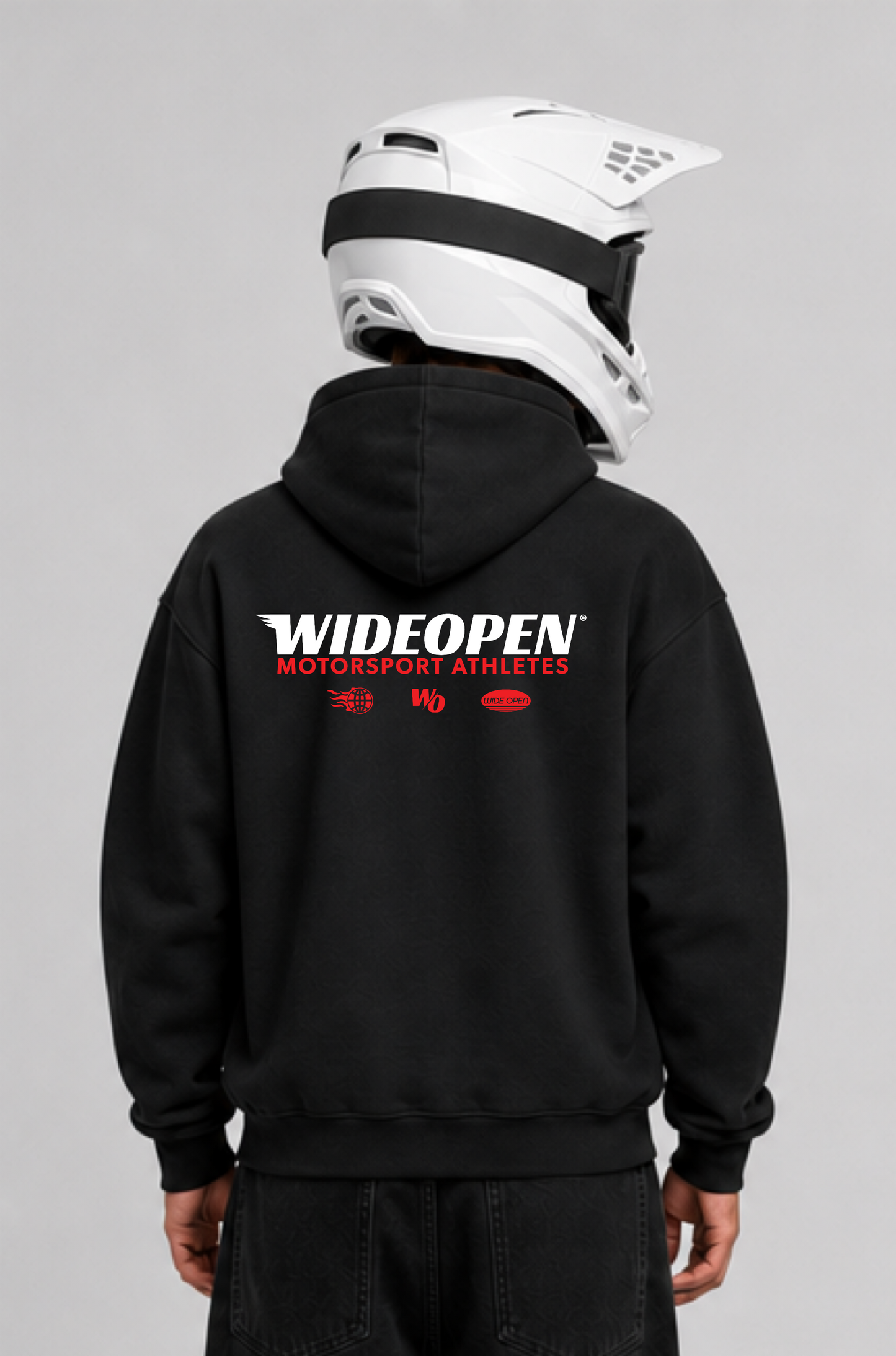 MOTORSPORT ATHLETES (B/R) OVERSIZED HOODIE