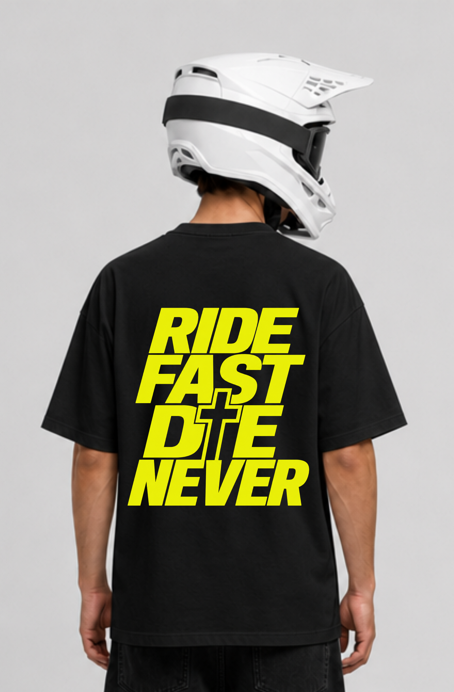 RIDE FAST DIE NEVER Oversized Shirt
