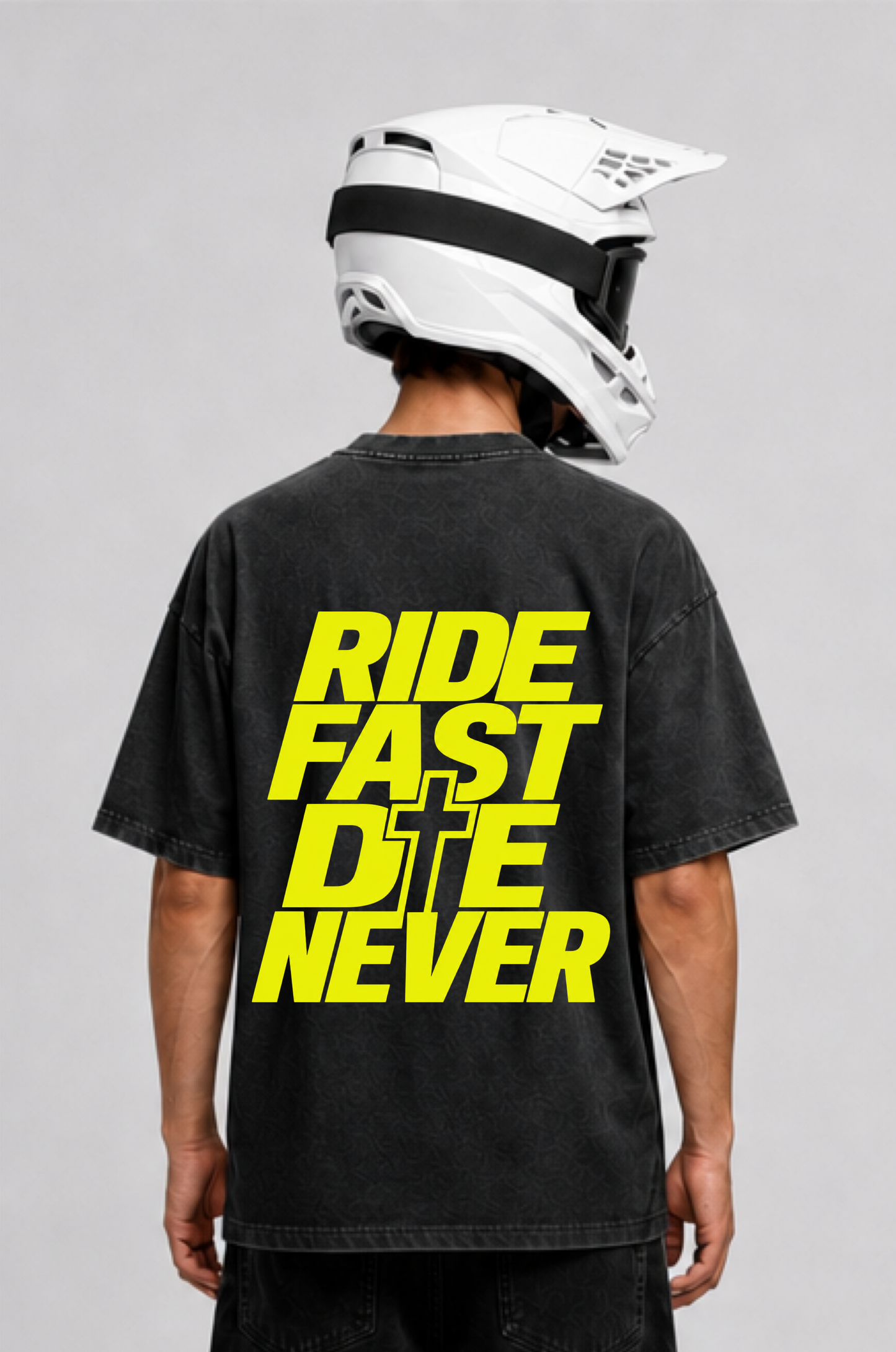 RIDE FAST DIE NEVER Oversized Shirt
