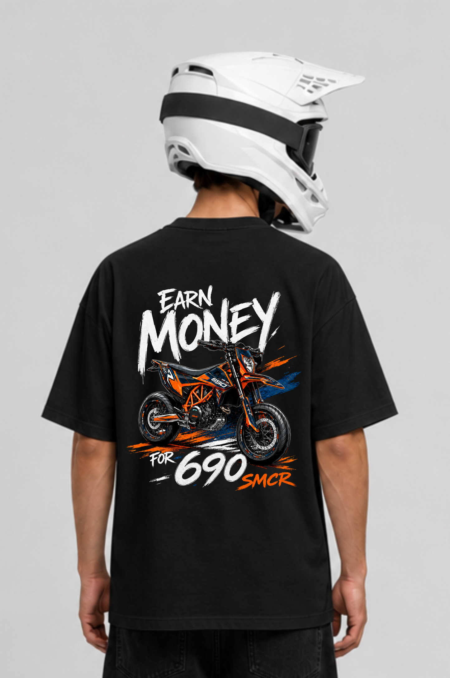 EARN MONEY FOR 690 Oversized Shirt