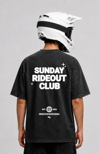 SUNDAY RIDEOUT CLUB OVERSIZED SHIRT