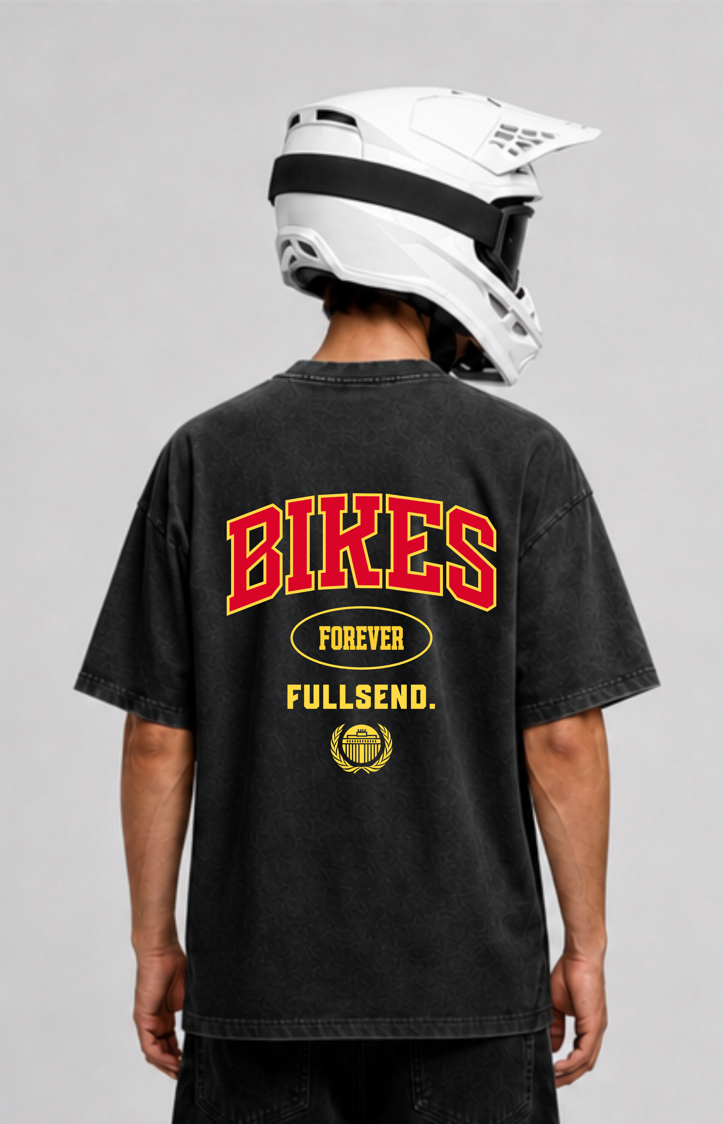 BIKES FOREVER FULLSEND OVERSIZED SHIRT
