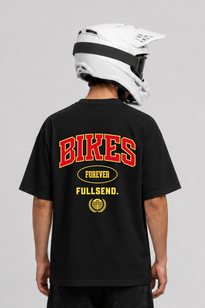 BIKES FOREVER FULLSEND OVERSIZED SHIRT