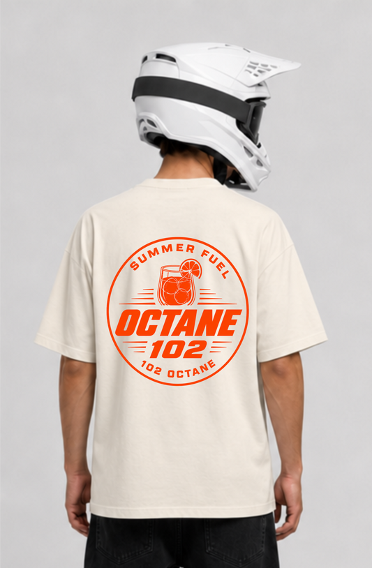 SUMMER FUEL 102 OCTANE Oversized Shirt