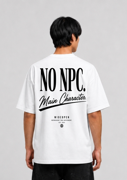 NO NPC. OVERSIZED SHIRT
