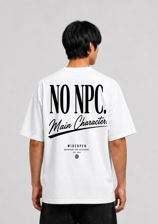 NO NPC. OVERSIZED SHIRT