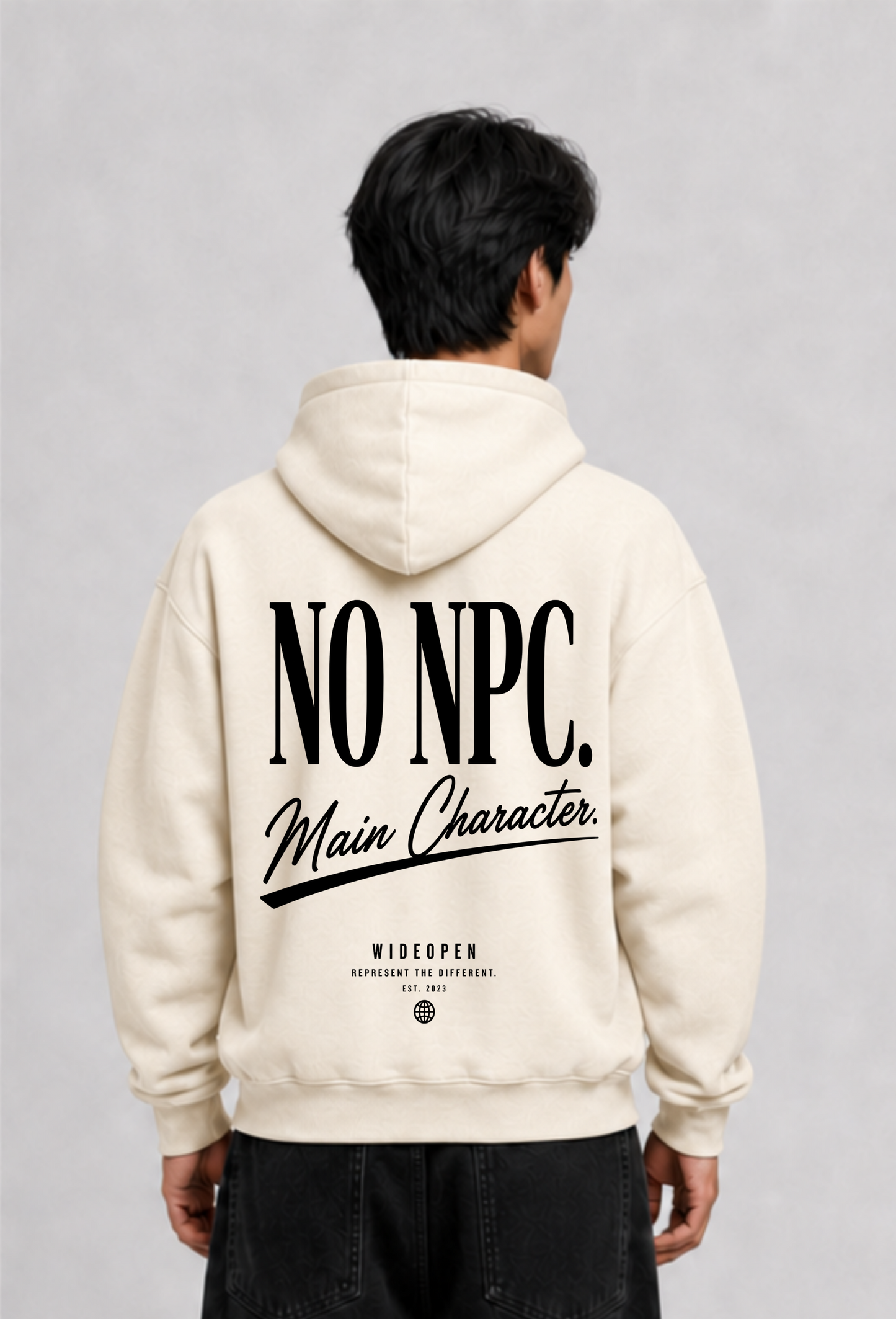 NO NPC OVERSIZED HOODIE