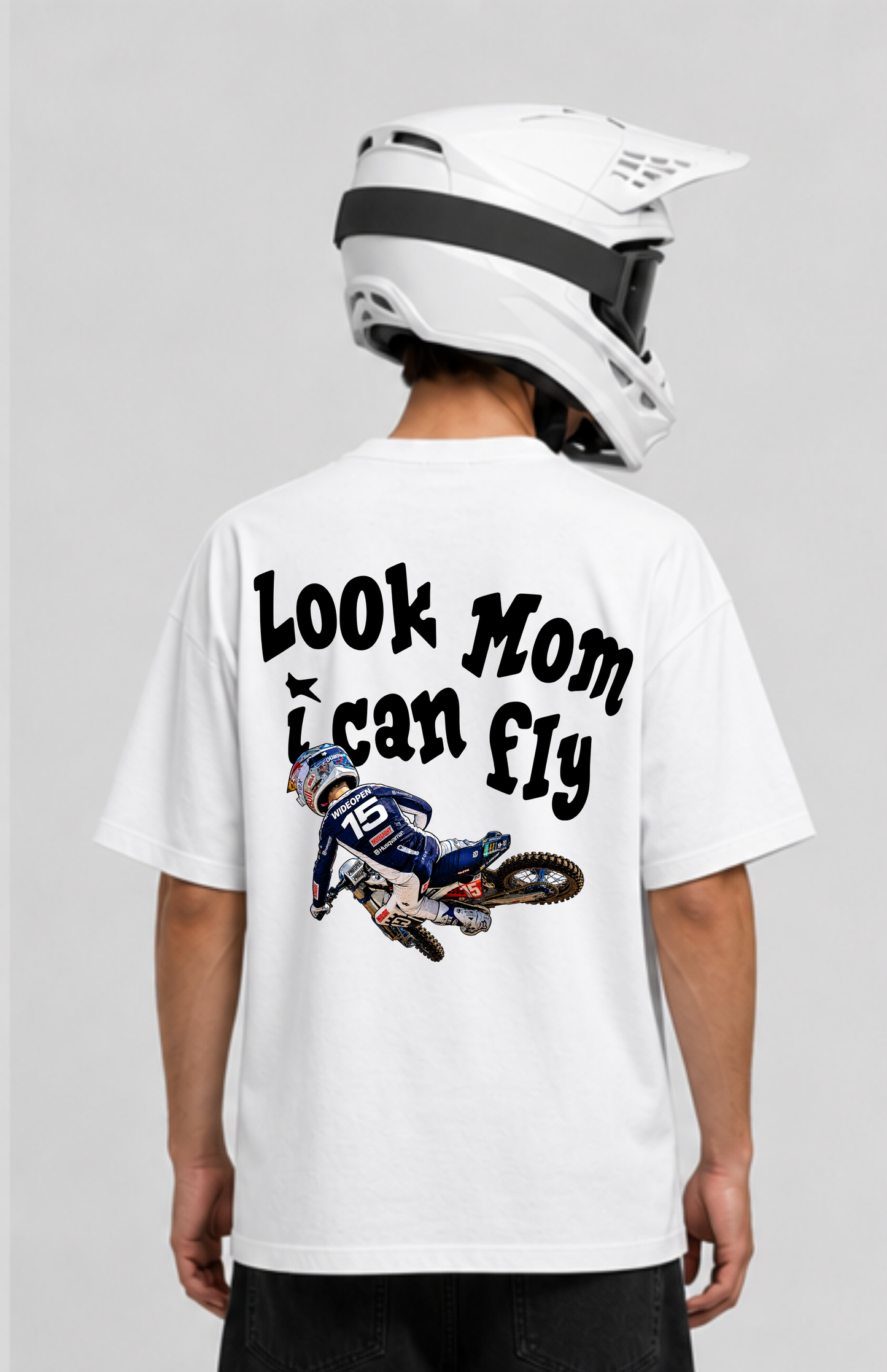 LOOK MOM I CAN FLY - OVERSIZED SHIRT