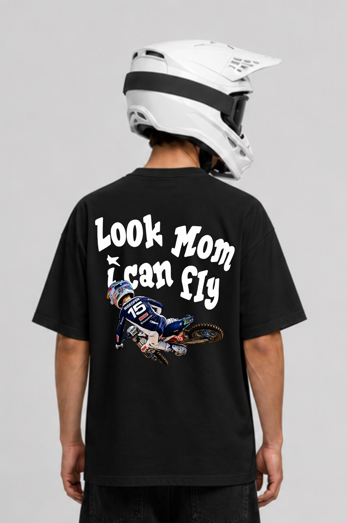 LOOK MOM I CAN FLY - OVERSIZED SHIRT
