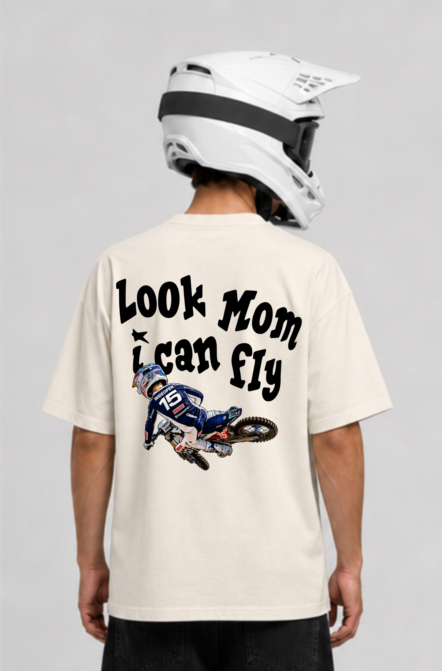 LOOK MOM I CAN FLY - OVERSIZED SHIRT