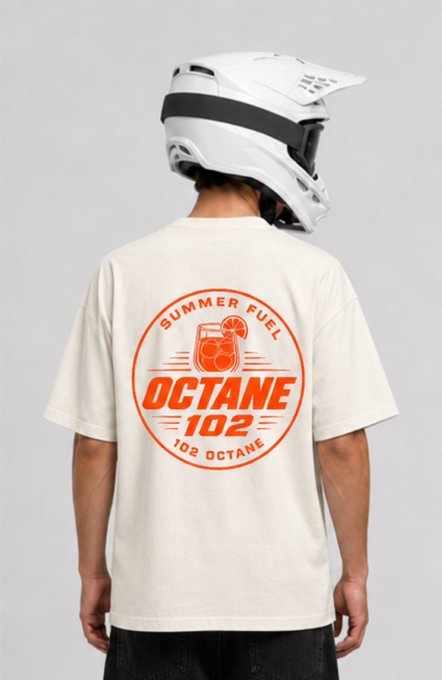 SUMMER FUEL 102 OCTANE Oversized Shirt
