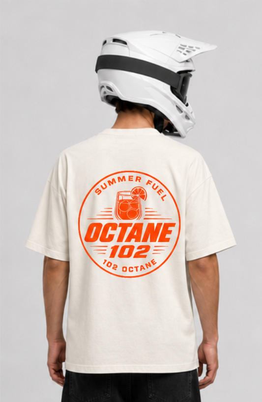 SUMMER FUEL 102 OCTANE Oversized Shirt