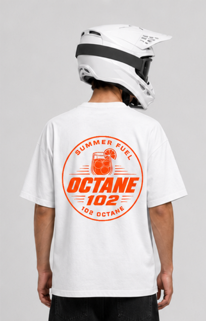 SUMMER FUEL 102 OCTANE Oversized Shirt