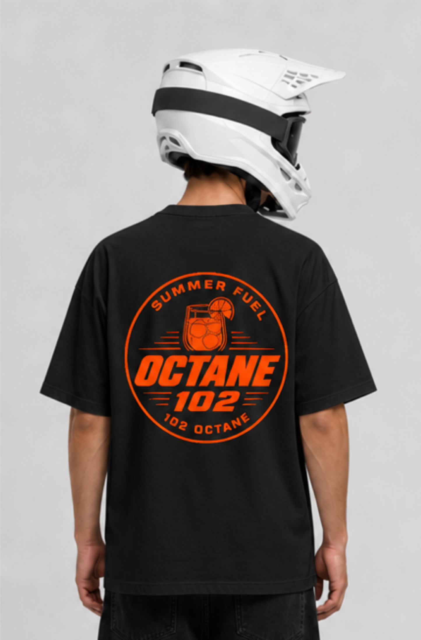 SUMMER FUEL 102 OCTANE Oversized Shirt